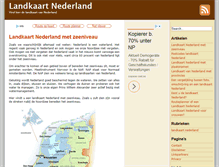 Tablet Screenshot of landkaartnederland.net